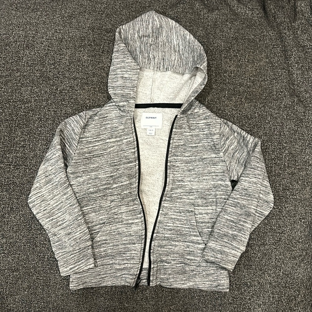 Boys Old Navy zip up hooded sweatshirt